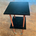 Rolltisch Outdoor Metall mit Rollen Outdoortische Outdoormöbel Gartenküchen